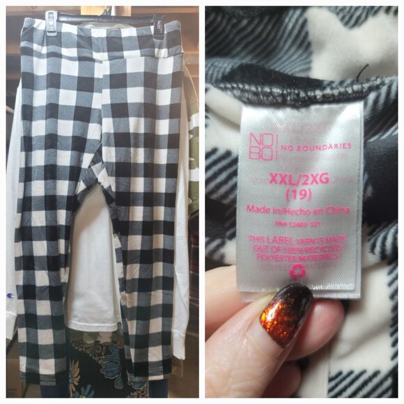 Lot of (3) Pairs of No Boundaries Leggings - Picture 2 of 10